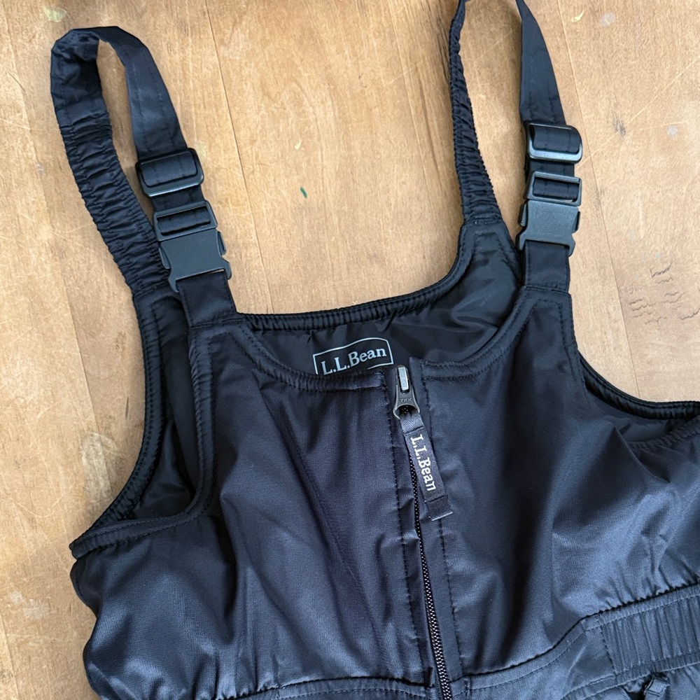 L.L. Bean Black Kids One Piece with Adjustable Straps